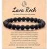 12 Constellation Natural Stone Bracelet Classic Minimalist Yoga Meditation Jewelry For Women Men Birthday Valentine's Day Gift