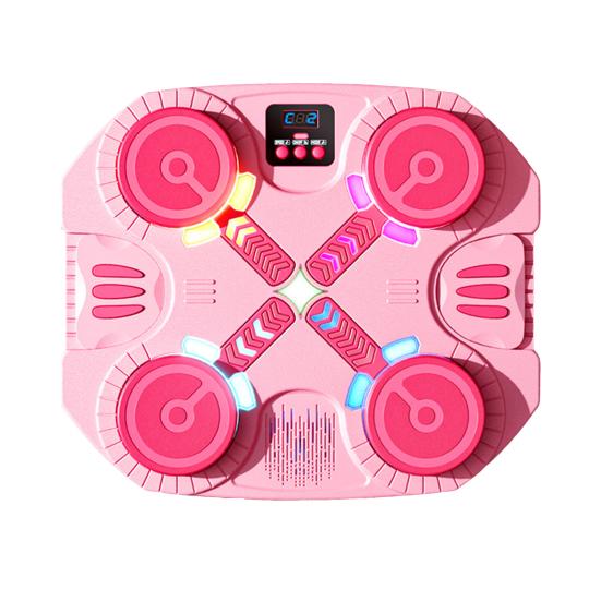 Music Boxing Machine for Kids Bluetooth-compatible Intelligent Scoring Target with Racing Light Thickened Wall Mounted Boxing Target