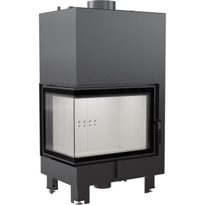Water Heating Fireplace KRATKI MBZ Left 13 kW Ø 200 Self Closing Door
