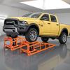Hydraulic Car Ramps, 2 PCS 5T 11000 Lbs, 270-360 Mm Lift Height, Heavy Duty Hydraulic Vehicle Ramps, Portable Car Lifts for Home Garage Maintenance