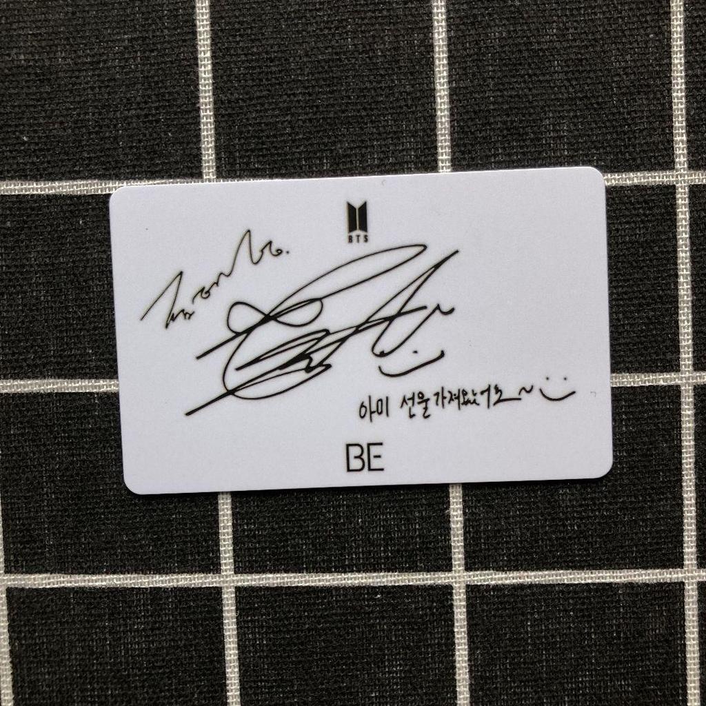 [USED] Korean BTS BE Limited Unreleased Lucky Drop Taehyung Trading Card