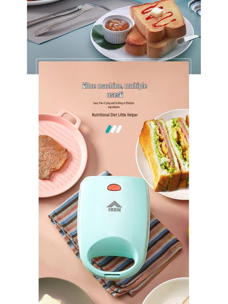Compact Multi-functional Sandwich Maker & Breakfast Machine
