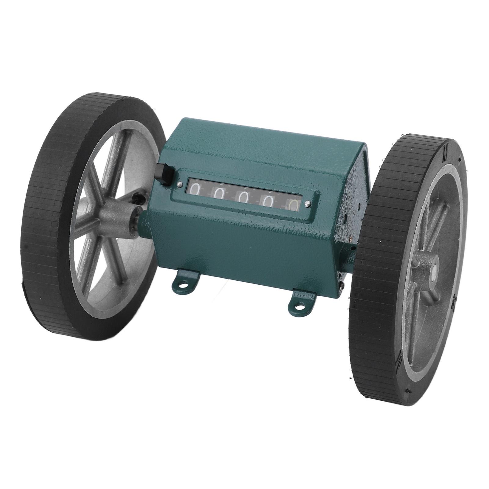 

Green Digital Rolling Meter Counter 5 Digit Simple Mechanism Clear Display for Fabric Manufacture