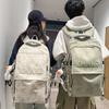 Middle School Student Schoolbag Men's Letter Backpack Women's Large Capacity Backpack