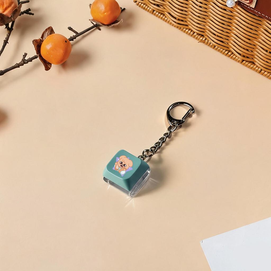Stray Kids Keycap Keychain, Cute Cartoon Characters Keyboard Keychain Pendant, STAY Fans Stress Relief Bag Charm
