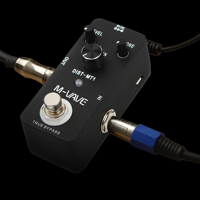 M-VAVE DIST-MT1 Heavy Metal Distortion Guitar Effect Pedal True Bypass Strong Bass and Clear Dry Distortion Effects Pedal