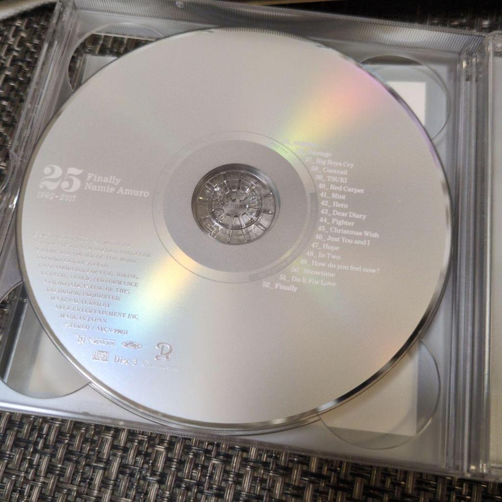 [USED] Namie Amuro 25 Finally CD DVD Towel