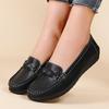 Genuine Leather Women Flats Fashion Soft Flat Shoes Moccasins Shoes Women Casual Ballet Flats Retro De Mujer Plus Size