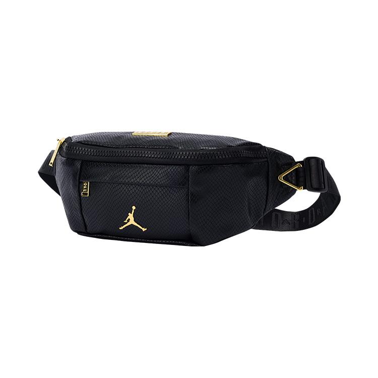 Jordan Polyester Verbundleder Umhängetasche, Sling Bag, Bauchtasche Unisex Schwarz HA5507-013