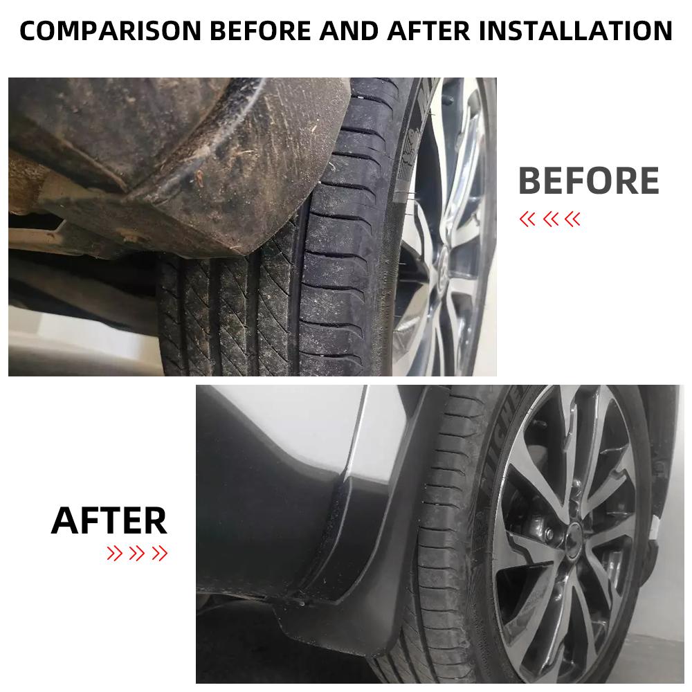 4pcs/set Mudguards for Toyota Corolla Cross 2020- 2023 2024 Mud Flaps Splash Guards Fender Mudflaps Protectors Car Accessories