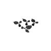 Ends Heads Curtain Pole Finials Imitation Iron Roman Rod Curtain Accessories   Home