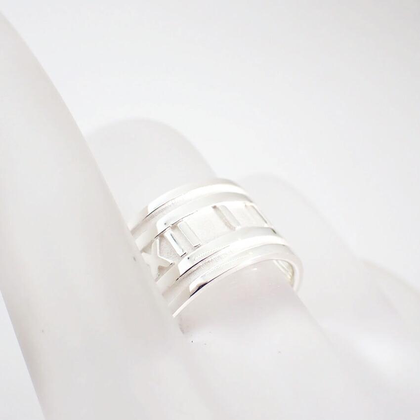 [Pre-owned] TIFFANY 925 Atlas Wide Ring / Size 12 / J76-68