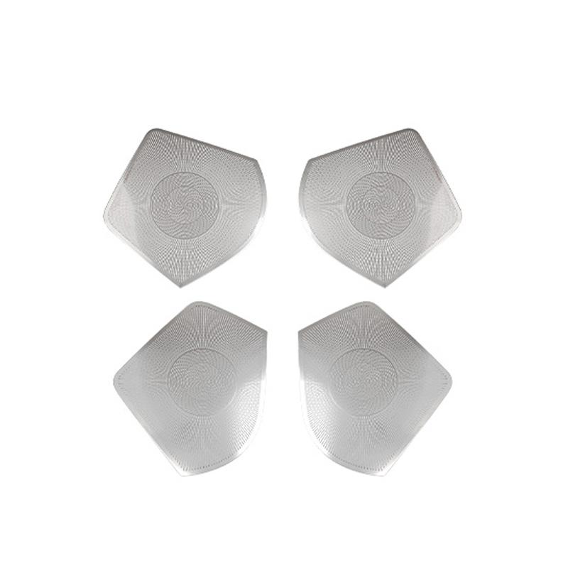 Automotive Door Speaker Horn Protective Covers Silver/Black Stainless Steel for KIA Soul -2025 LHD RHD Car Trim Accessories