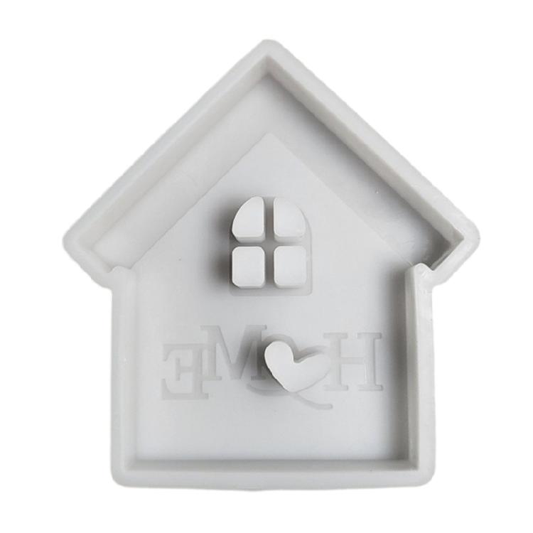 Hausförmige Silikon-Epoxidharzform für Epoxidharz, Heimdekoration, Gipsornament