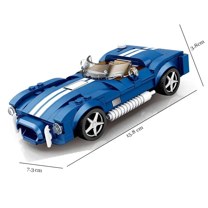 Speed Car Series Vehicle Building Blocks Supercar Set Racing Sports Car Classic MOC Model Bricks DIY Toy Kid Holiday Gifts