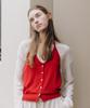 DEPOUND Halter Knit Sleeveless Top [Red]