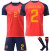 2026 FIFA World Cup Spain Football Jersey for Kids and Adults CARVAJAL #2