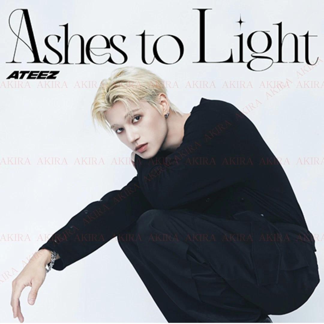 ATEEZ JAPAN 2-й ПОЛНЫЙ АЛЬБОМ Ashes to Light ВСЕ ver. ОФИЦИАЛЬНЫЙ ЗАПЕЧАТАННЫЙ CD WOOYOUNG ver.
