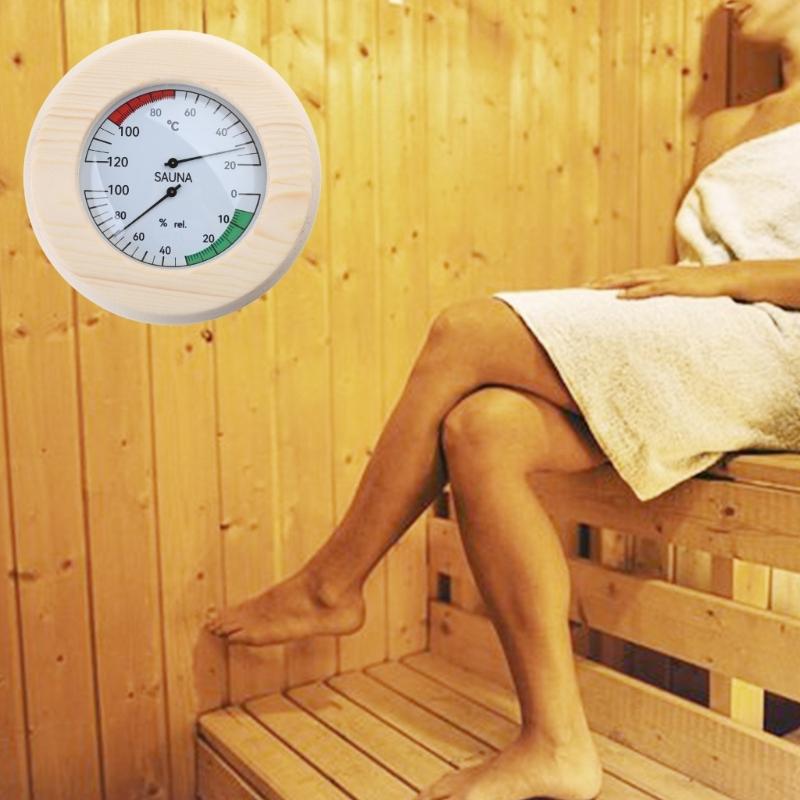 Digital Thermometer & Hygrometer Sauna Room Temperature Control Temperature & Humidity Meter for Daily Sauna Bath