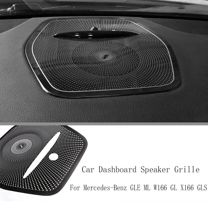 Car Dashboard Speaker Grille For Mercedes-Benz GLE ML W166 GL X166 GLS Dashboard Speaker Cover Decoration Replacement Parts
