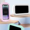 Wall Mount Shower Phone Holder Retractable Bath Phone Holder Kitchen Cellphone Stand Screen Touch Case for 5-7.2in Phone
