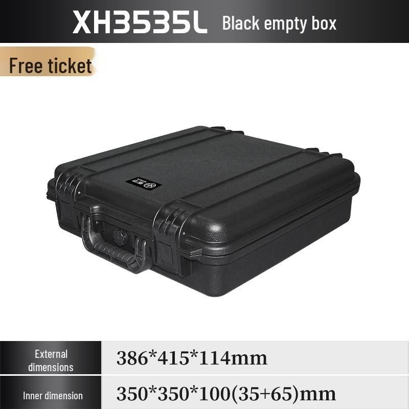 Xihua IP67 Waterproof ROHS Certified Thickened Plastic Toolbox - 35x35 Square Moisture-Proof Instrument Case