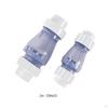 Control Fitting with Threaded End Fittings Transparent OneWay Inline ClearBody for