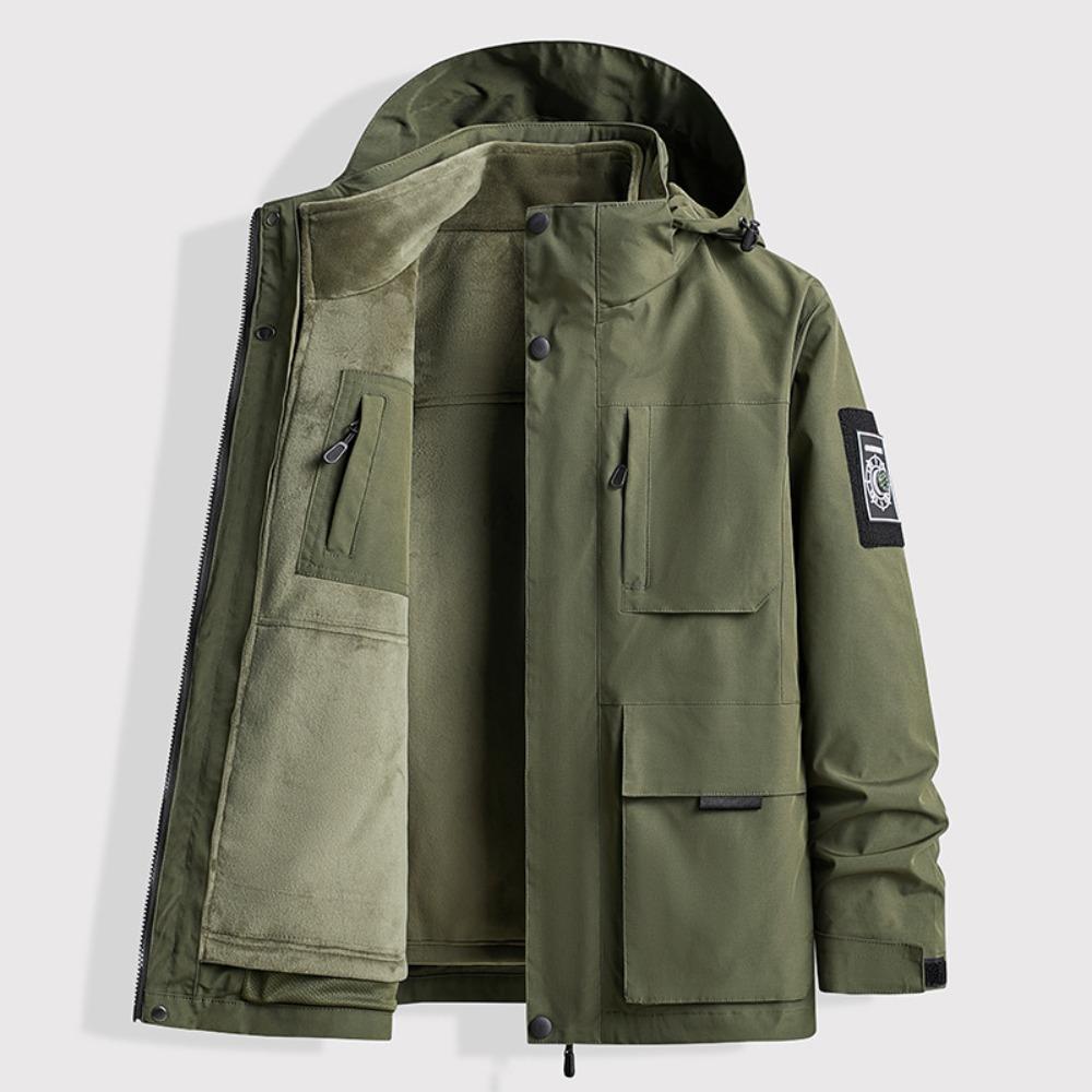 

2026 New Winter Self Defense Anti Stab Anti Hack Men Safety Jacket Hooded Full Body Protection Cutting Outdoor Tactical Clothing 6XL армія зелений колір