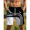 Summer Coconut Tree Pattern Swim Trunks for Men Fashion Beach Vacation 3D Printed Hawaiian Short Pants Loose Breathable Shorts