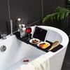 Anti-Slip Design Extendable Bathtub Rack Foldable Storage Organizer  Bathroom Use