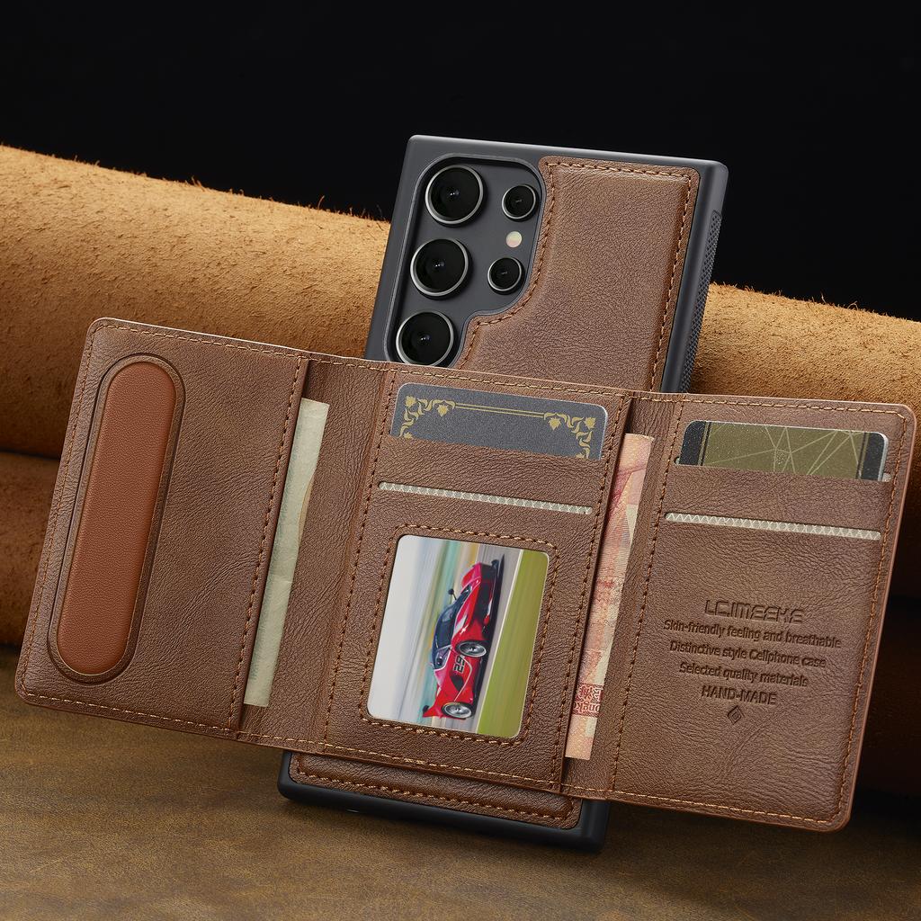 Detachable 2 In 1 Magnetic Leather Case For Samsung Galaxy S26 S25 Ultra S24 FE S23 S22 S21 Plus A16 A36 A56 Card Wallet Cover