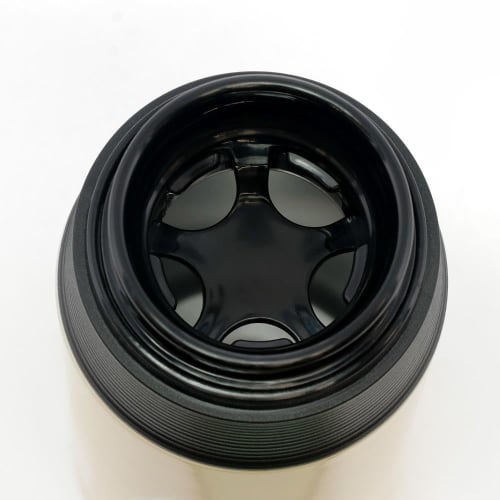 Bestco NQ-351 Stainless Steel Mug Bottle, Screw Top, 350ml, Insulated for Hot or Cold Drinks, Double-Layered Vacuum Wall, Ivory, Stainless Steel