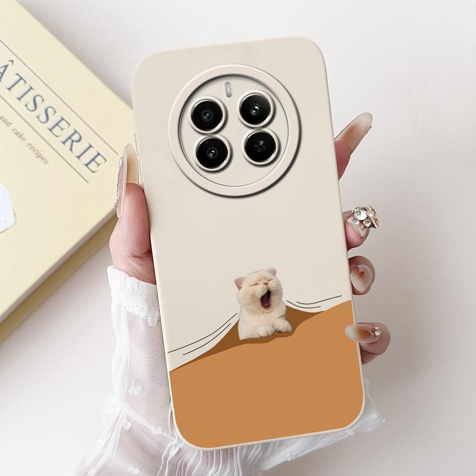 For Realme 12 Pro Plus Case RMX3840 Cute Cartoon Cover Soft Silicone Phone Case For Realme 12 Plus 12X Realme12 Pro + Bags Shell