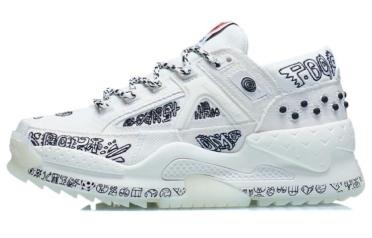 Li Ning CF Модные Низкие Спортивные Повседневные Кроссовки Женские Туманно-Белые AGLR168-7 38
