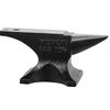 VEVOR Single Horn Anvil, 25lbs Cast Steel Anvil, High Hardness Rugged Round Horn Anvil for Blacksmiths, with Stable Base