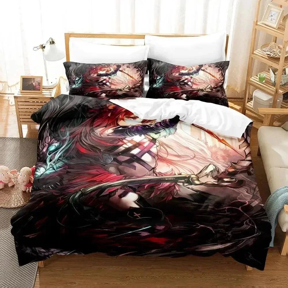 3D-tryck Lord of Vermillion Sängklädesset, Påslakan Täcke Sängset Quiltöverdrag Örngott, King Queen Twin Storlek Pojkar Flickor