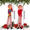 Christmas Elf Doll Elves on the Shelf Doll Naughty Plush Doll Home Ornament Christmas Poseable Little Joker Gift