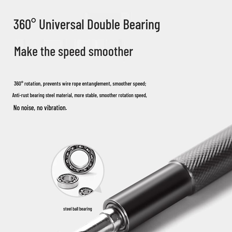 WEZHO Steel Wire Bearing Speed Jump Rope