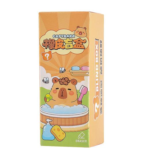

12Pcs Cute Capybara Eraser Set Kawaii 3D Animal Shaped Pencil Erasers for Kids Clean Erasing Low Dust School Supplies Party Favors for Children 12pcs