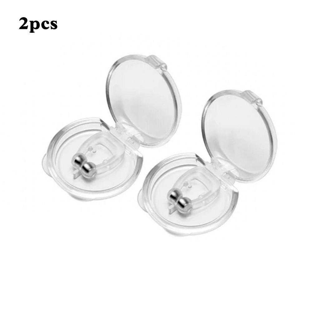 Silicone Magnetic Anti Snoring Nose Clip Anti-Snoring Corrector Snore Prevention Gadget Anti-Snore Device Quiet Sleep Night
