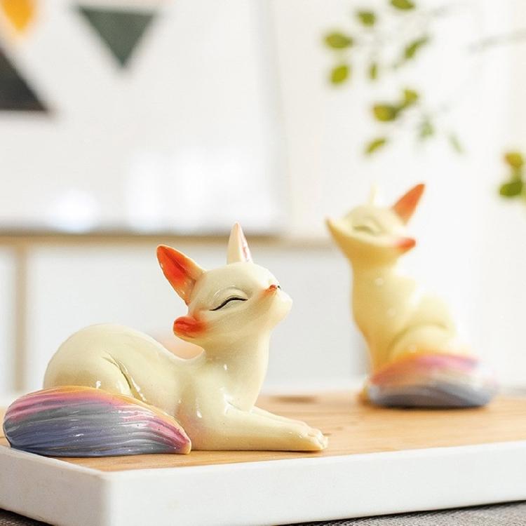 Aromatherapy Candle Mold Foxes Silicone Resin Molds Epoxy Casting Mold Home Decors