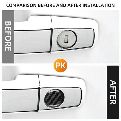 Türschloss-Aufkleber für BMW E46 E85 E60 F10 E39 F30 E36 F20 E87 E90 E70 X3 X5 4 Stück Auto Schloss Dekoration Schutz Aufkleber