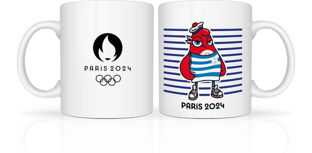 French Paris Games Ceramic Coffee Mark Cup Tea Cup Paris Mascot Gift P11