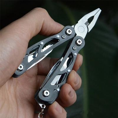 Mini Clamp Cable Stripper Fold Wire Cutter Multitool Multifunction Multi Tool Plier Multipurpose Outdoor Survive Repair Pocket