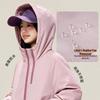 Girls' 90% White Duck Down Hooded Puffer Jacket