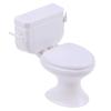 Bathroom Ornament Miniature Toilet Doll Accessories Dollhouse Furniture White Closestool Model
