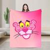 Pinks Panthers Blanket Fleece Lightweight Throw Blankets for Outdoor Travel Bedroom Quilt