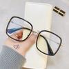 Anti-blue Light Myopia Glasses Square Short-sighted Eyeglasses Vintage Clear Lens Near Sight Eyewear Women Diopter 0 To -6.0