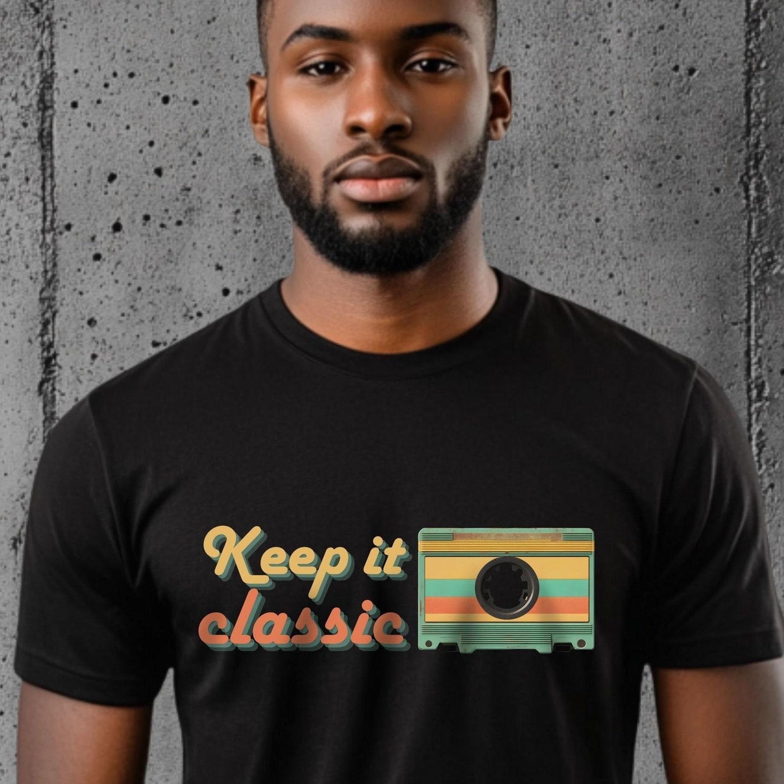 Retro Cassette Tape T-Shirt: 80s-90s Nostalgia Tee 3XL