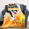 1pc Tweety Sylvester Looney Tunes Soft Skin-Friendly Flannel with Digital Printing, Various Sizes Available for Family, Friends, Birthday001